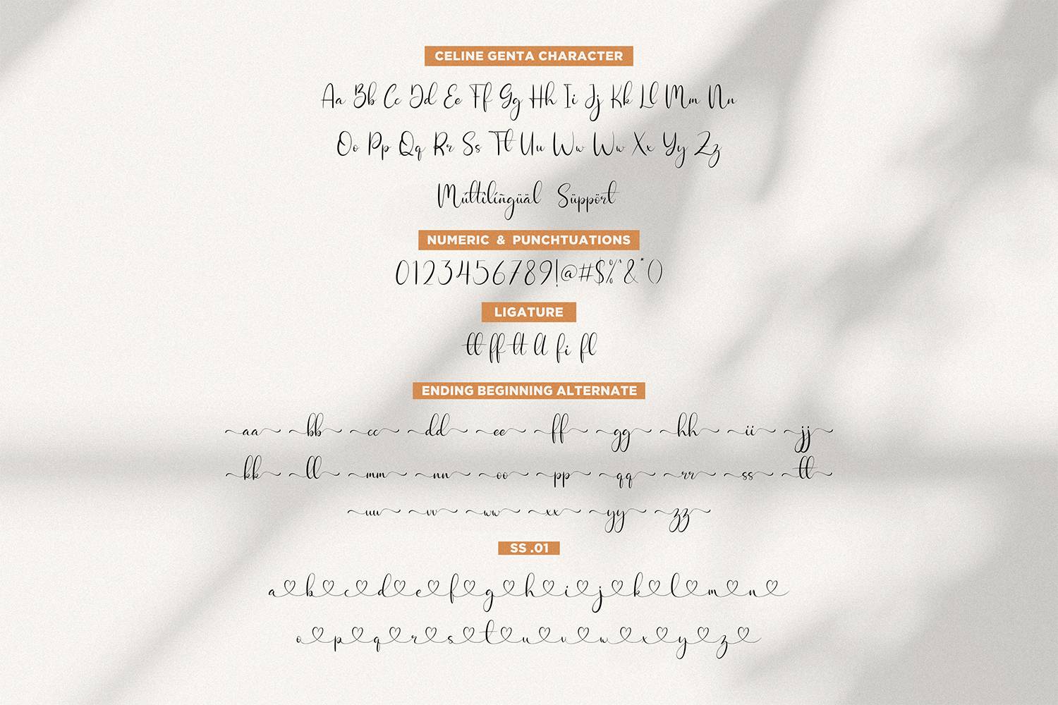 Magnolina Font sample