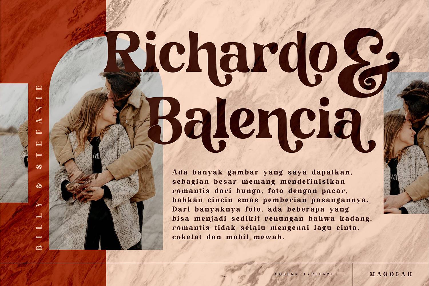 Magofah Font sample