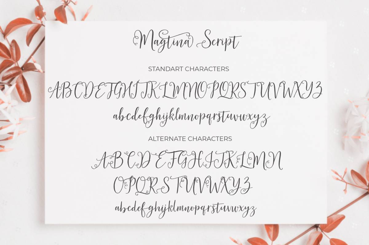Magtina Font sample