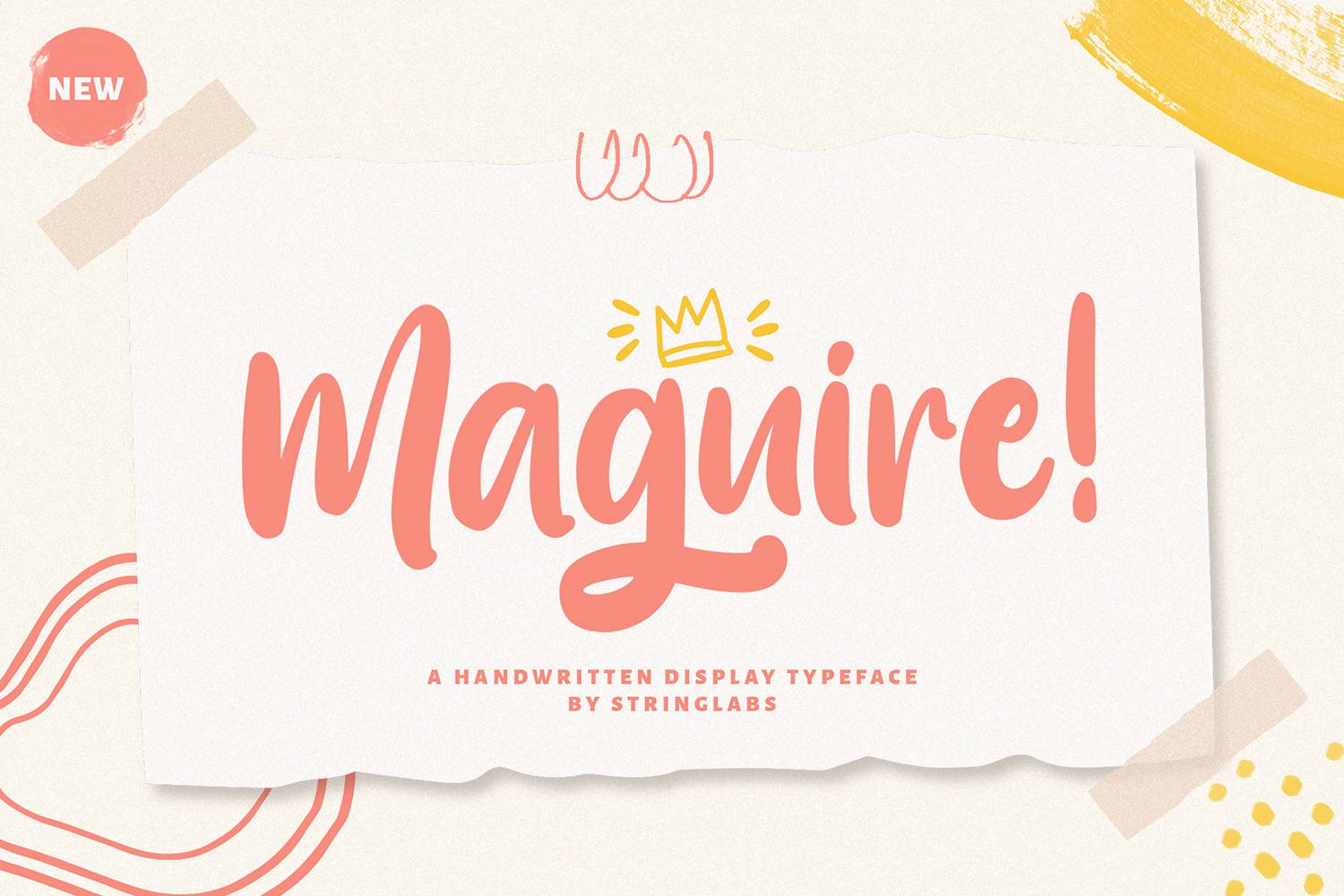 Maguire Font sample