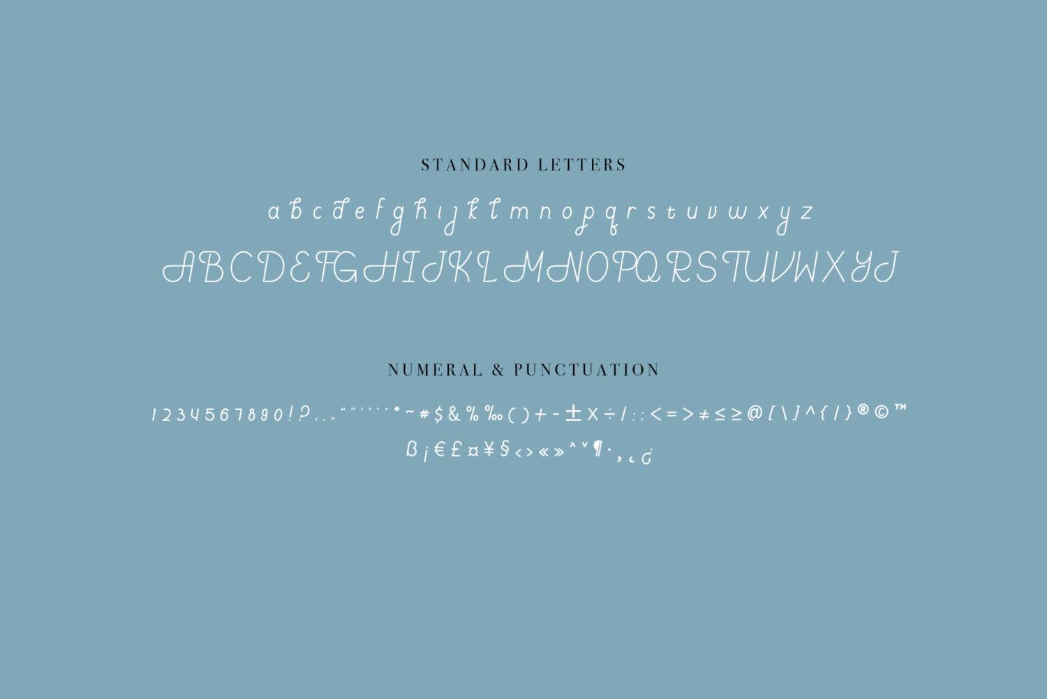 Maibak Font sample