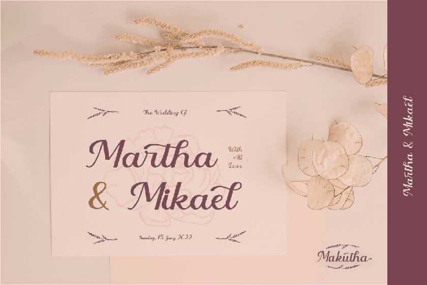Makutha Font sample