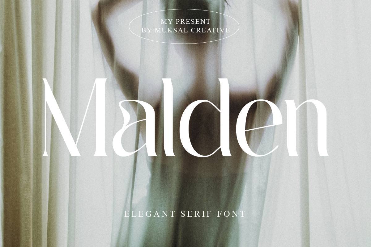 Malden Font sample