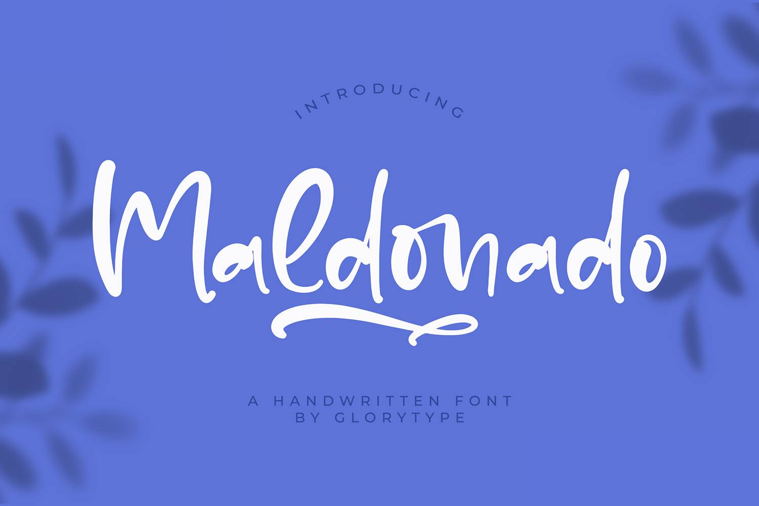 Maldonado Font sample