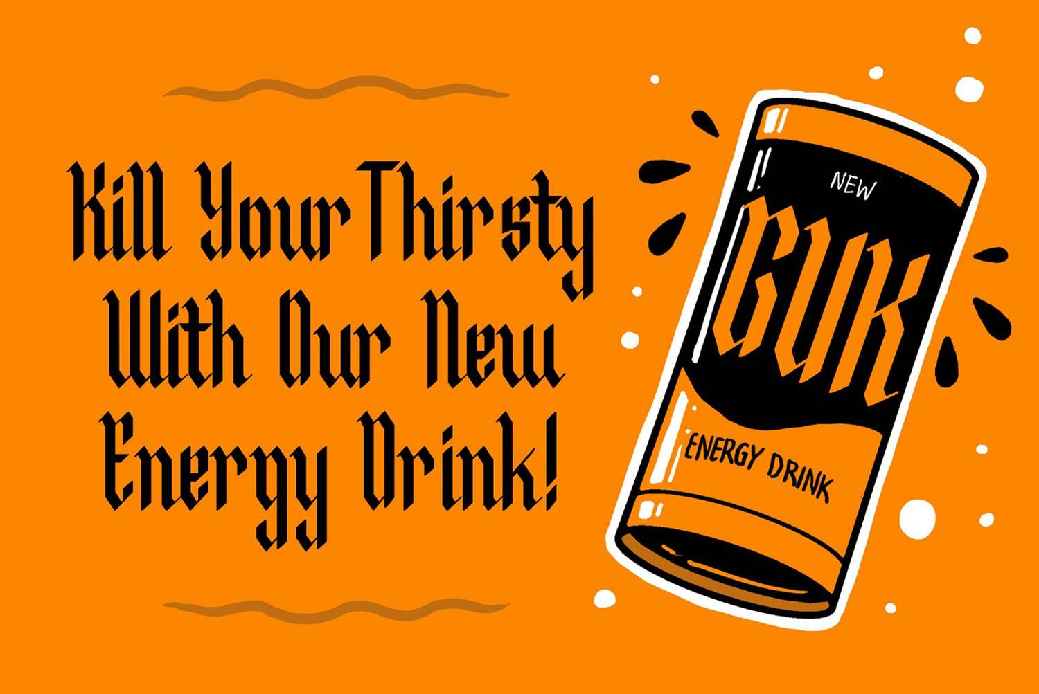Malegroth Font sample