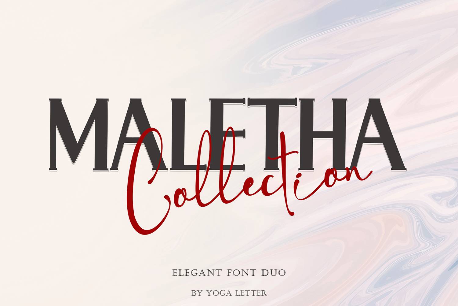 Maletha Collection Font sample