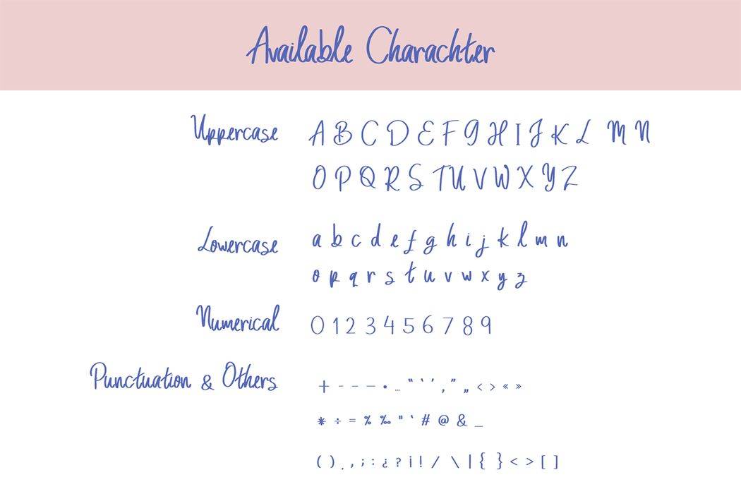 Malino Candy Font sample