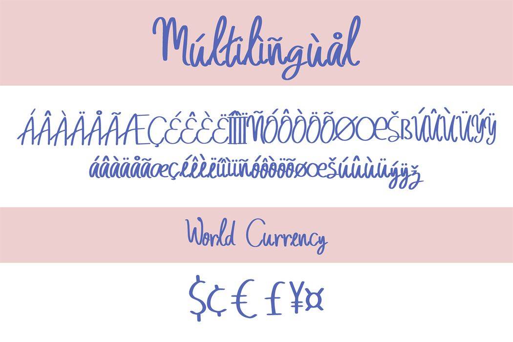 Malino Candy Font sample