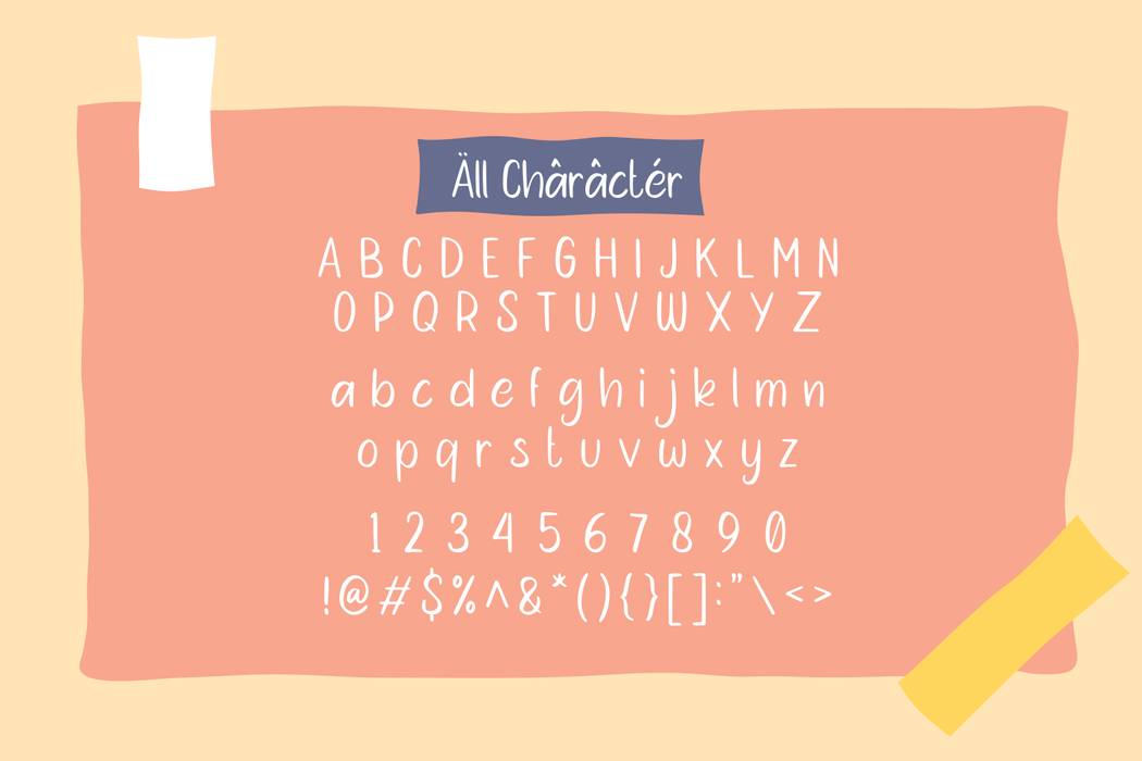 Mambu Langu Font sample