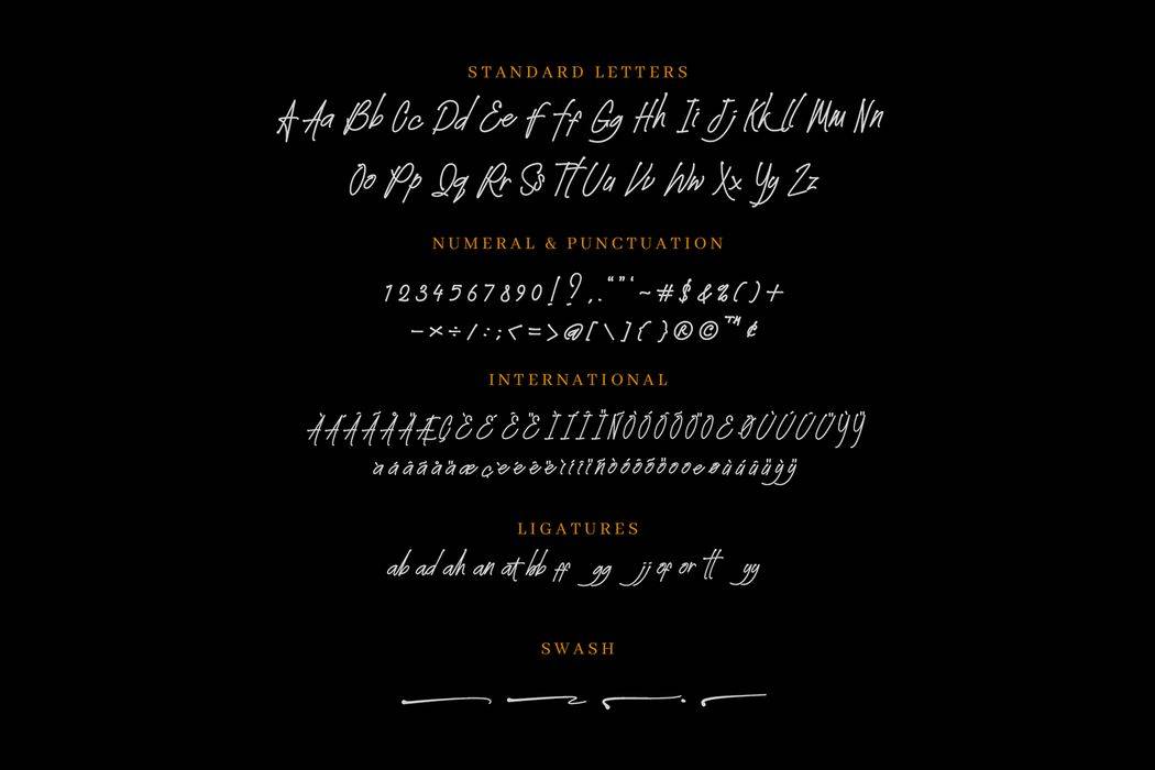 Manarimo Font sample
