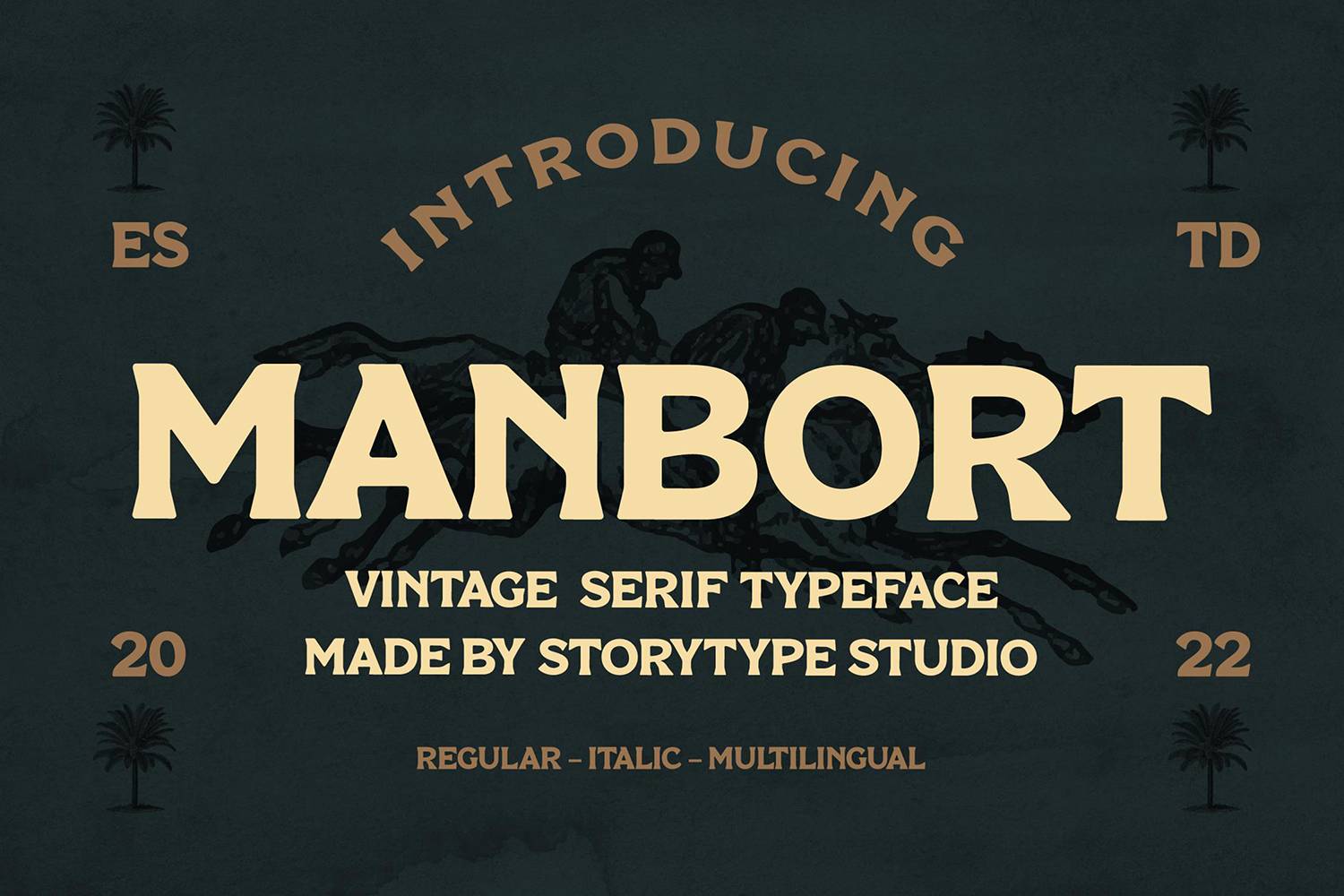 Manbort Font sample
