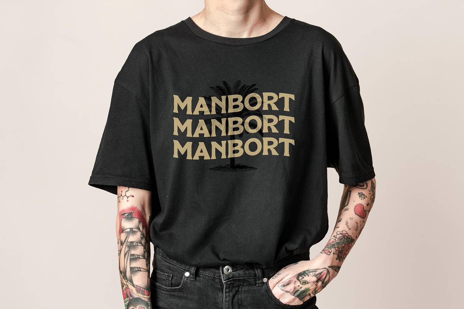 Manbort Font sample