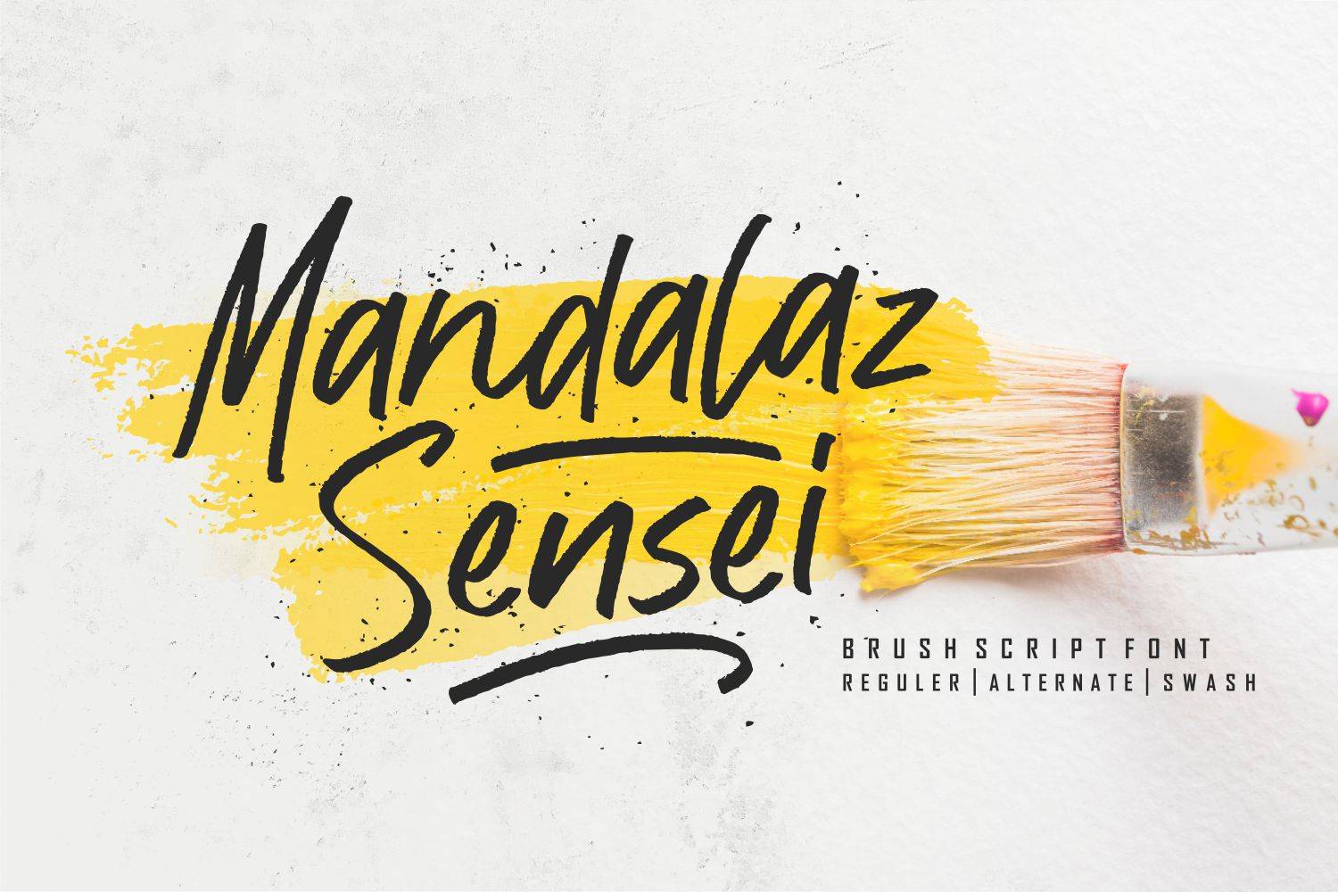 Mandalaz Sensei Font sample