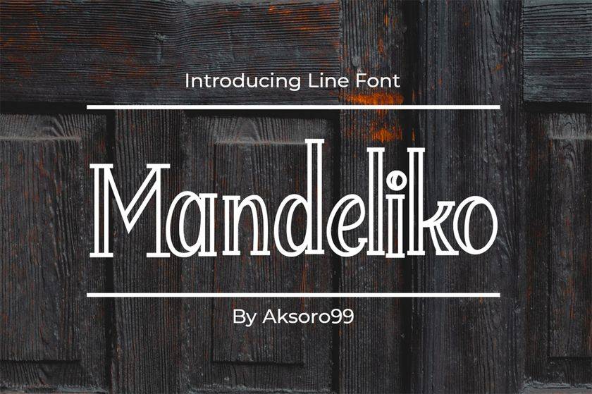 Mandeliko Font sample