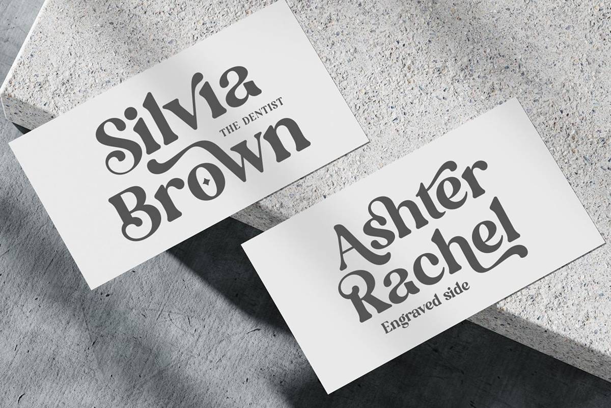 Mandira Font sample