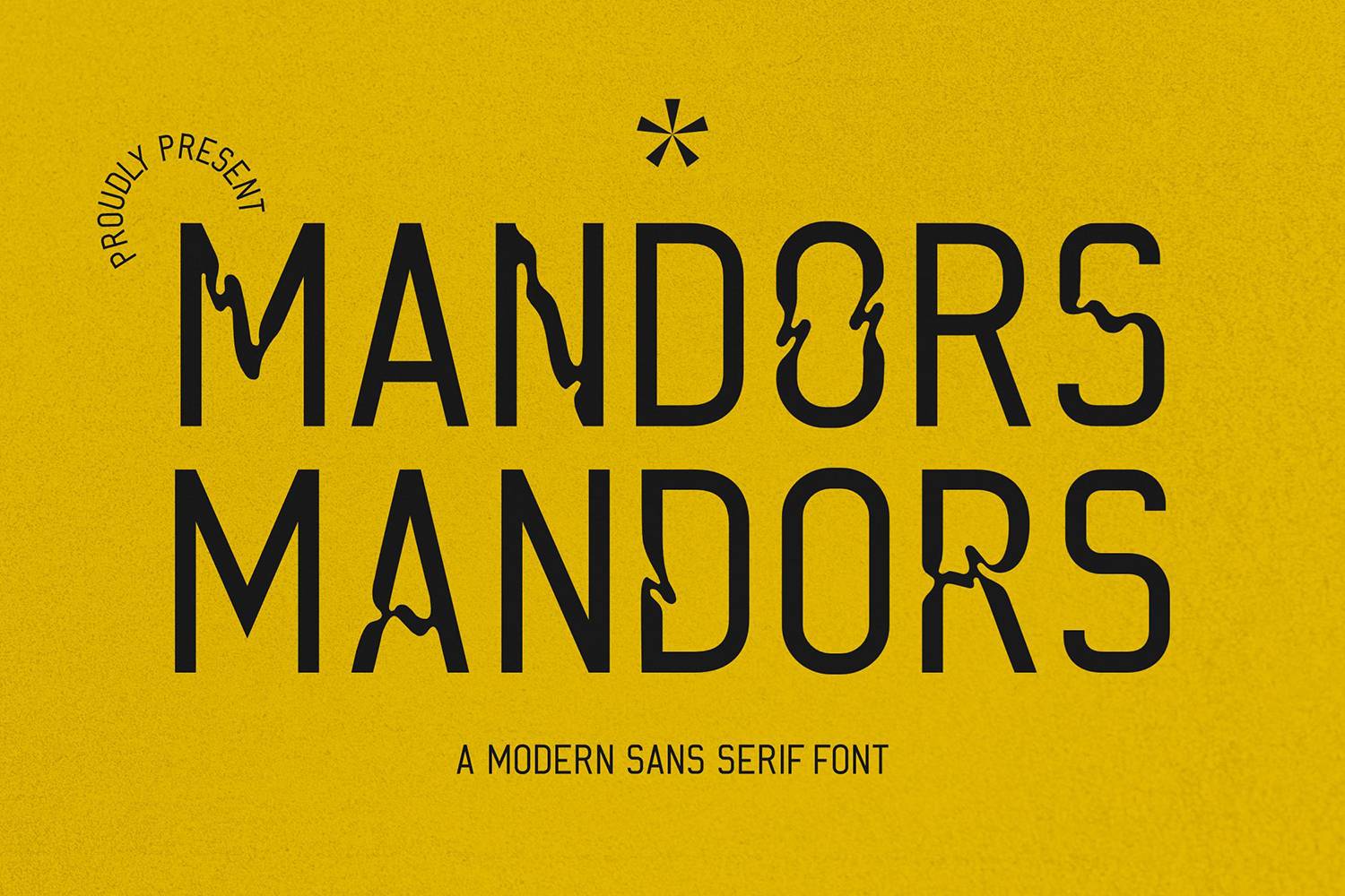 Mandors Font sample