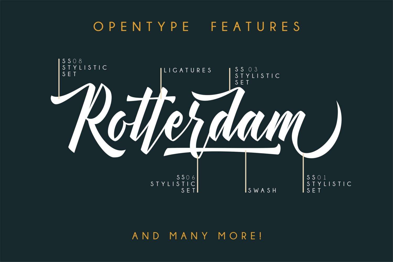 Manhattan Brush Font sample