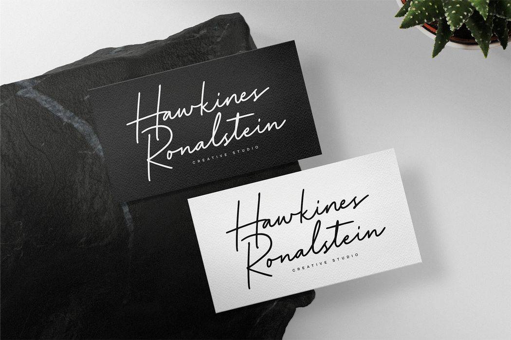 Manly Signature Font sample