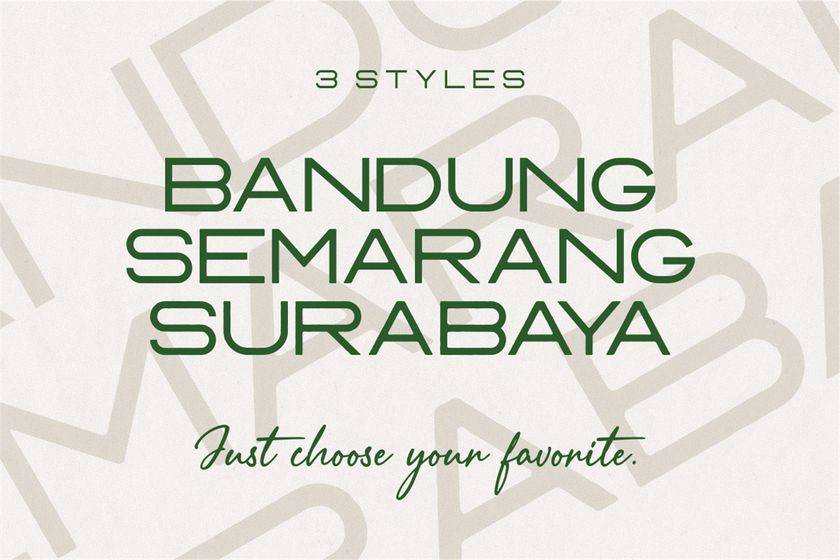 Manta Style Font sample