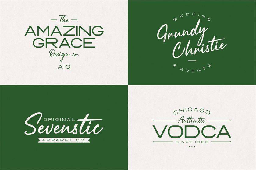 Manta Style Font sample