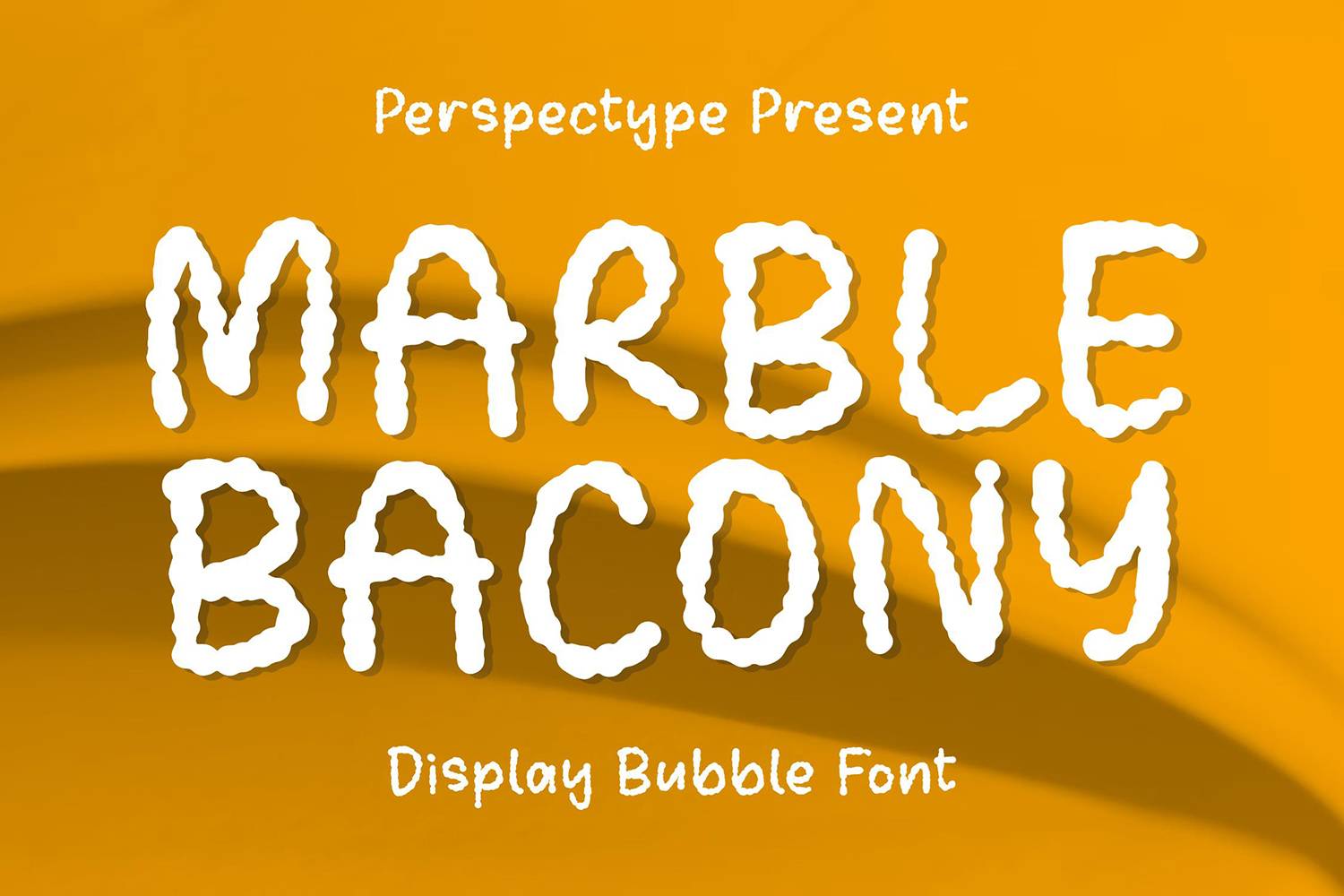 Marble Bacony Font sample