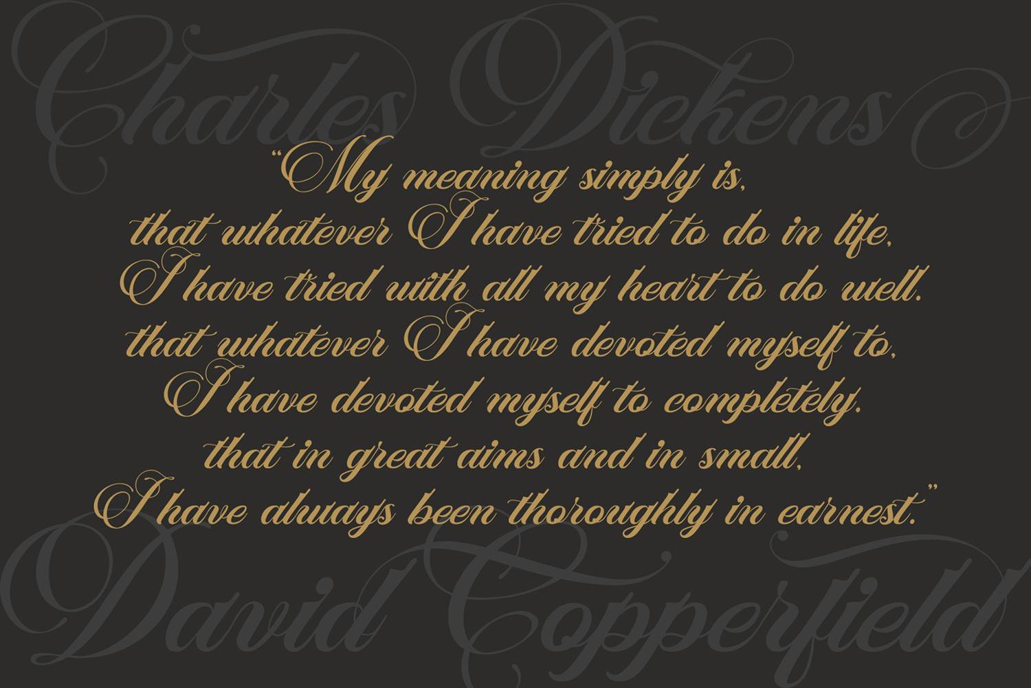 Marchell Script Font sample