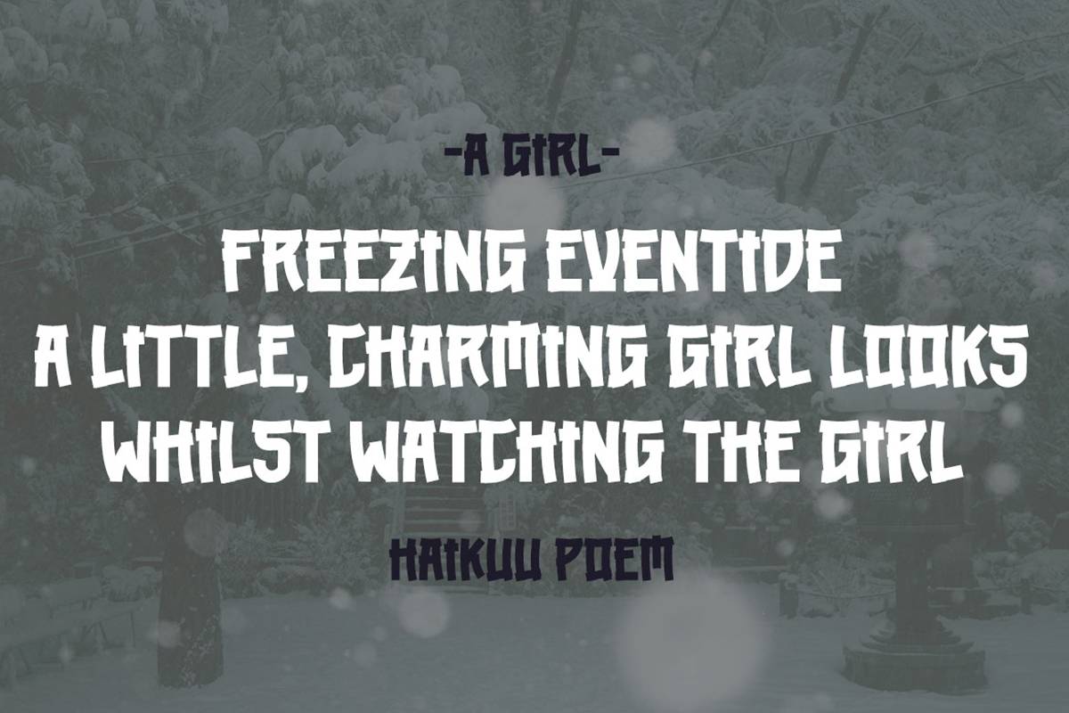 Mareka Font sample