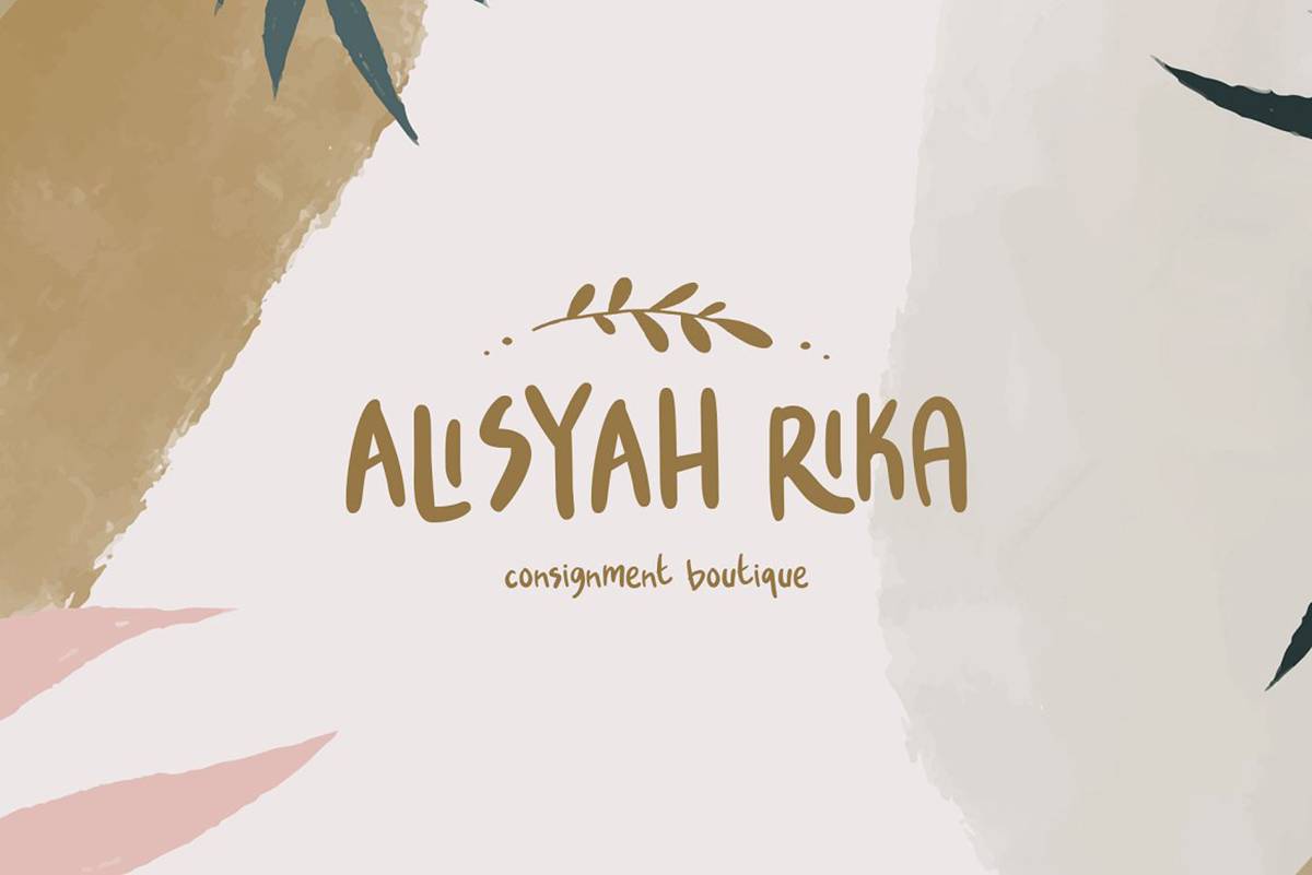 Market Written Font sample