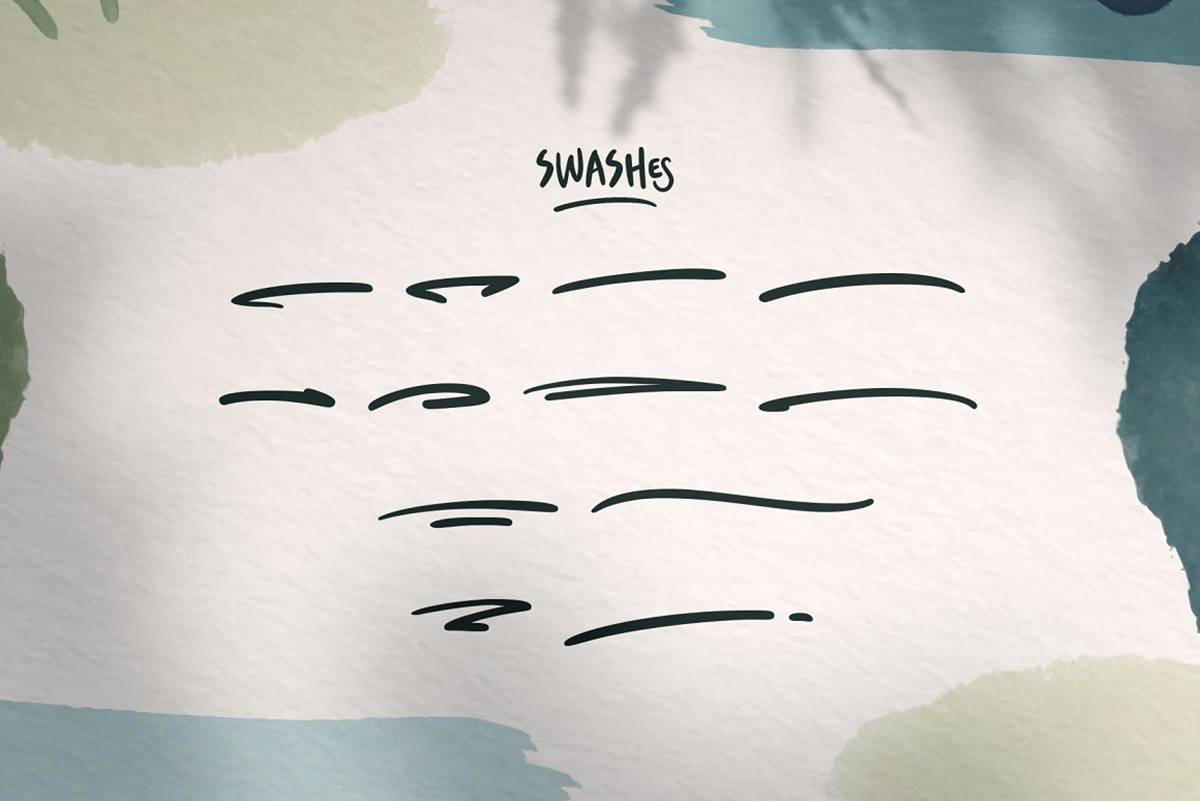 Market Written Font sample