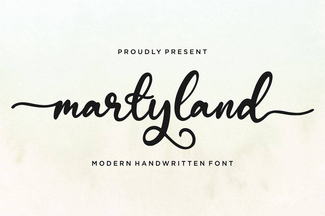 Marlyland Font sample
