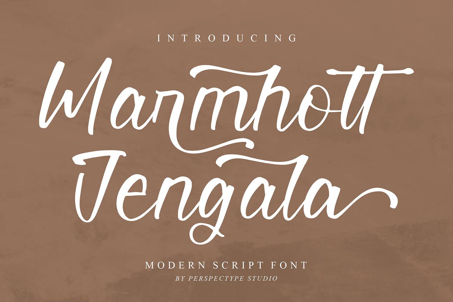 Marmhott Jengala Font sample