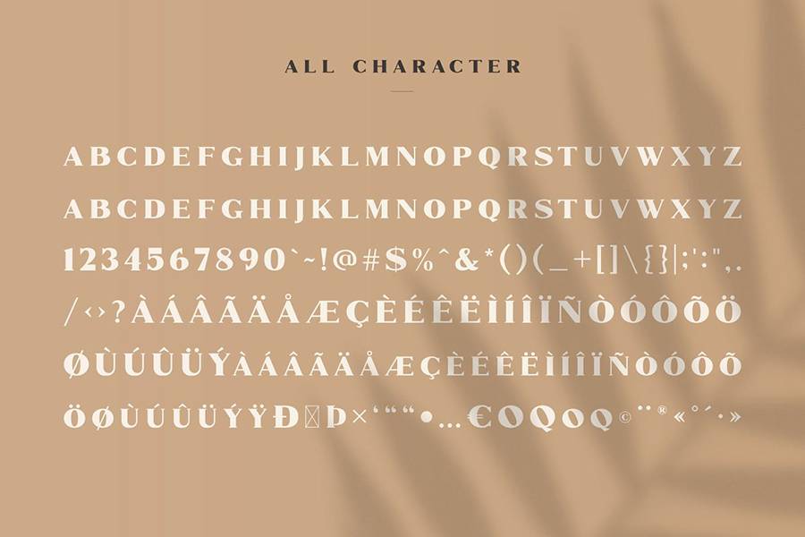 Marques Modern Serif Font sample
