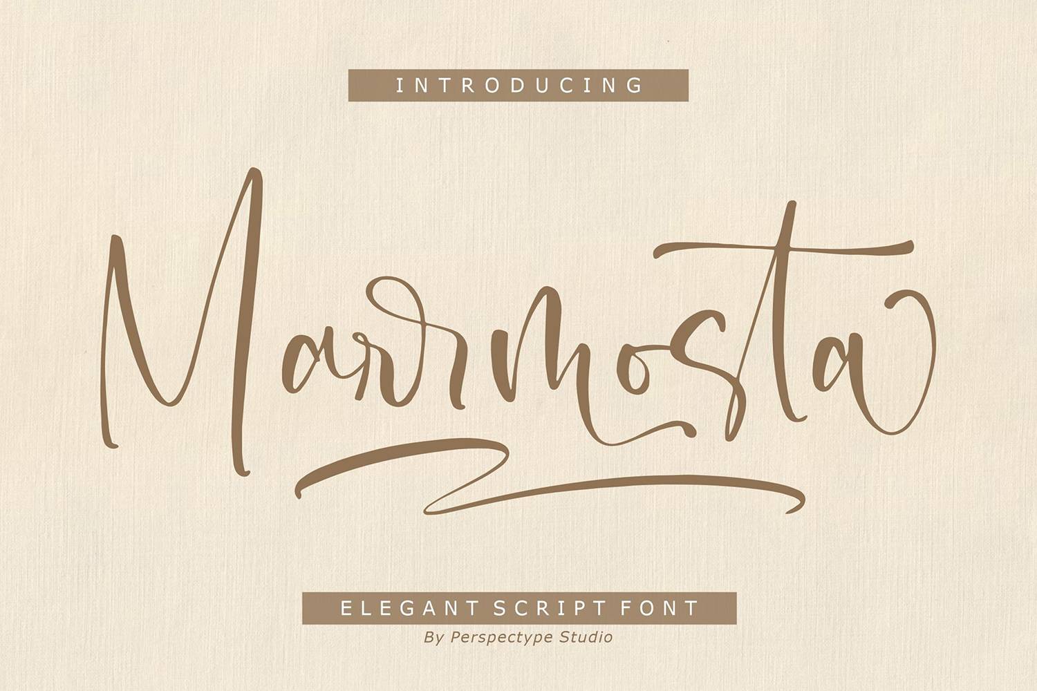 Marrmosta Font sample
