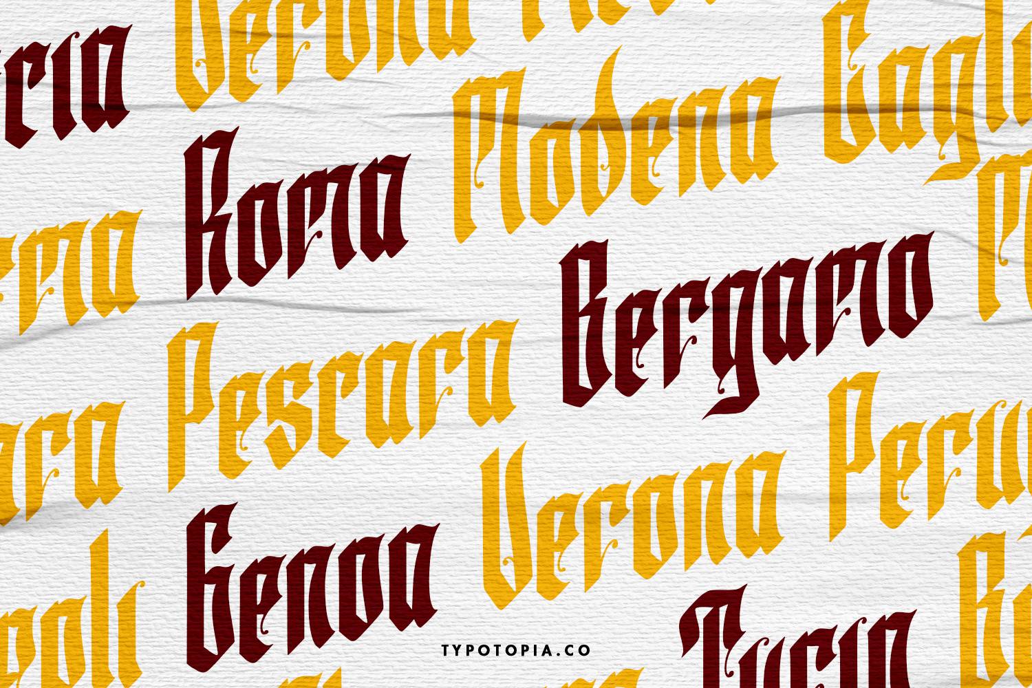 Marseille Font sample