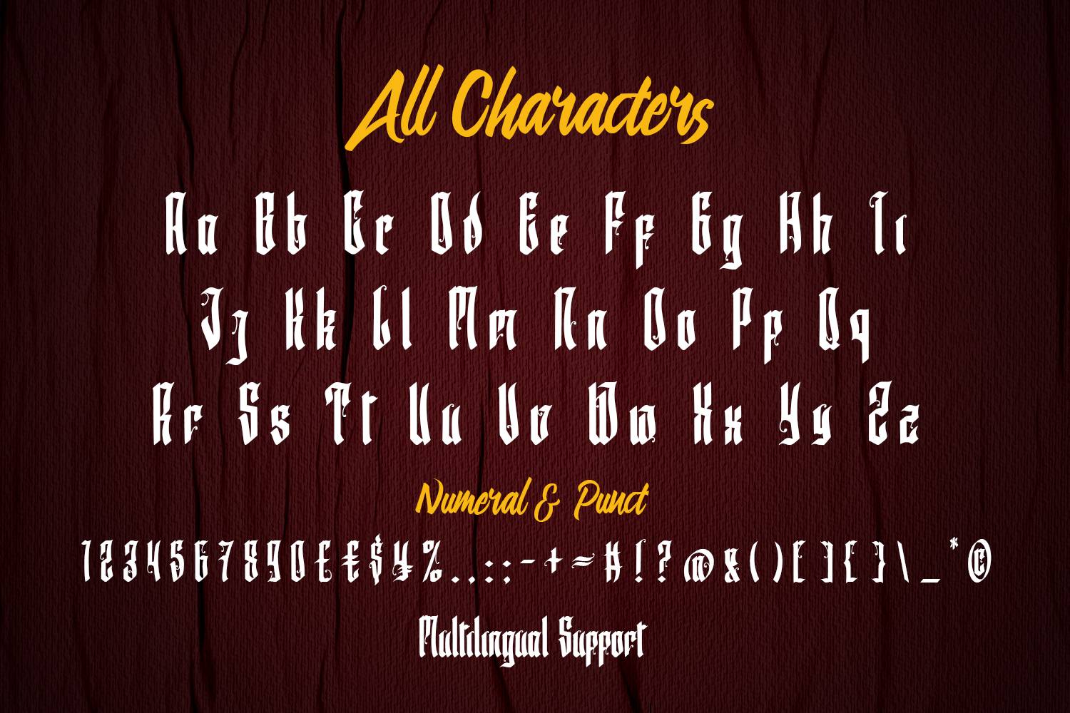 Marseille Font sample