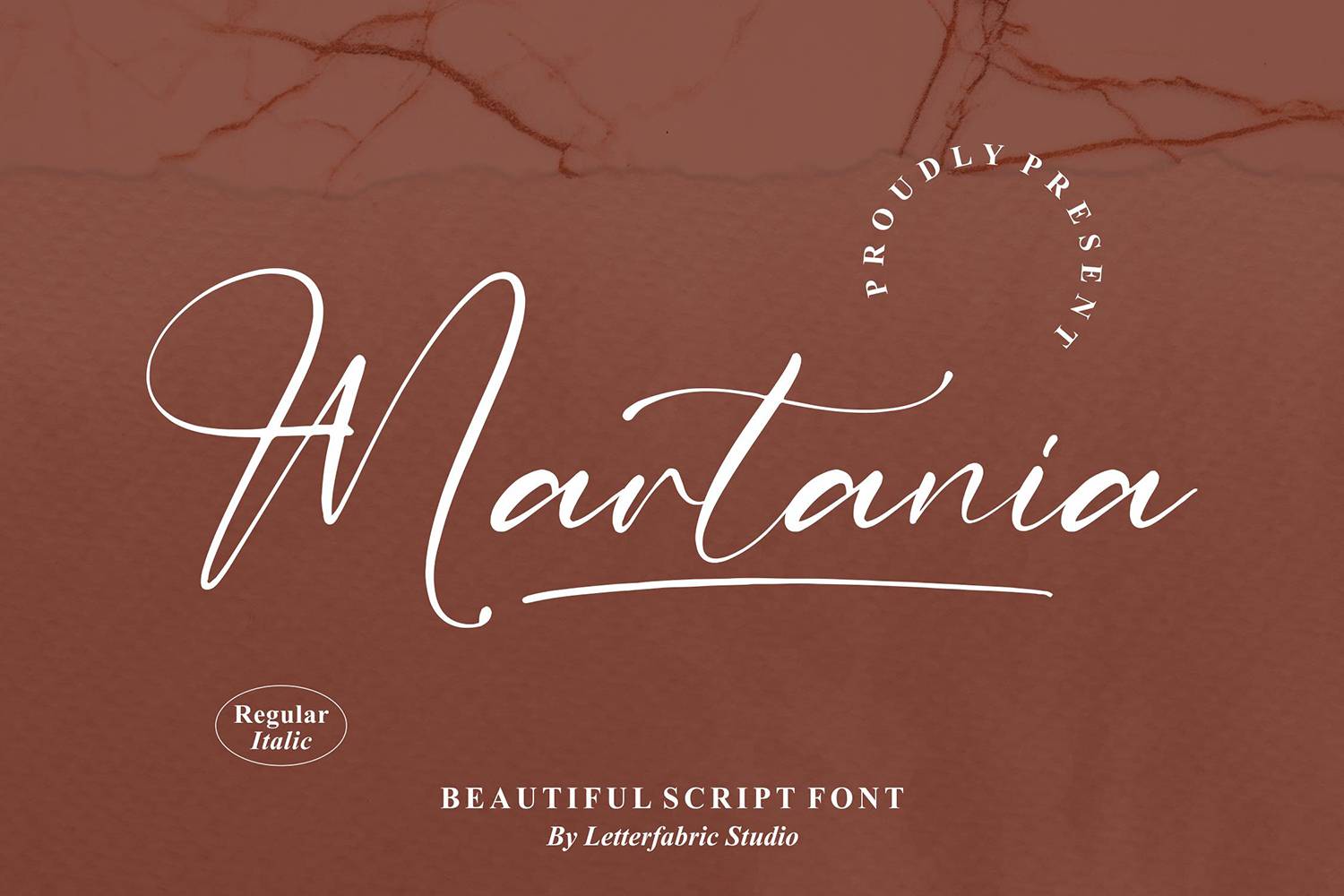 Martania Font sample