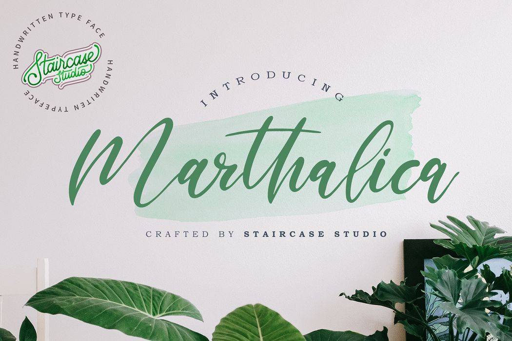 Marthalica Font sample