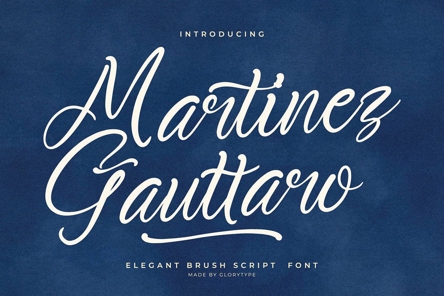 Martinez Gauttaro Font sample