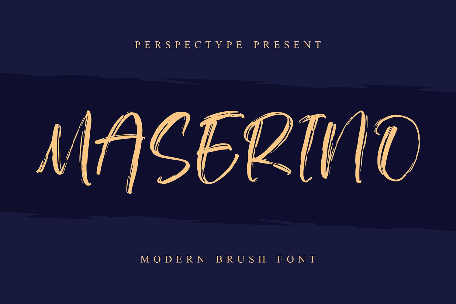 Maserino Font sample