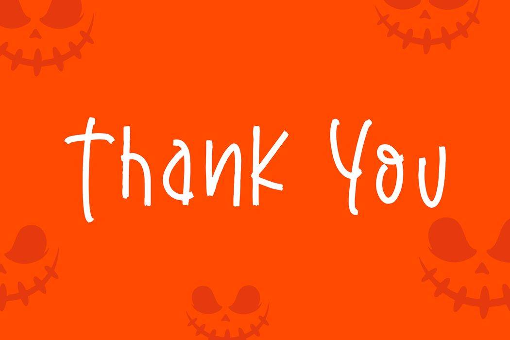 Mashoke Pumpkin Font sample