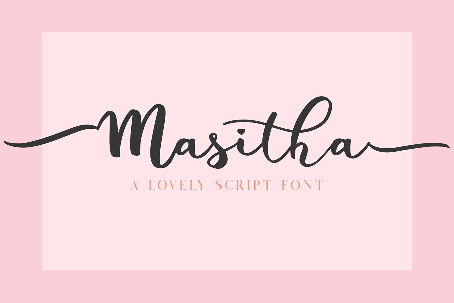Masitha Font sample