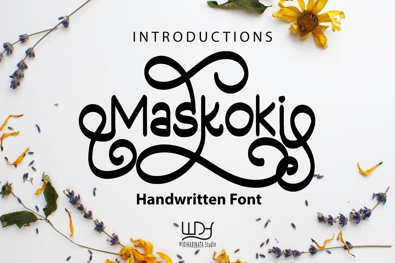 Maskoki Font sample