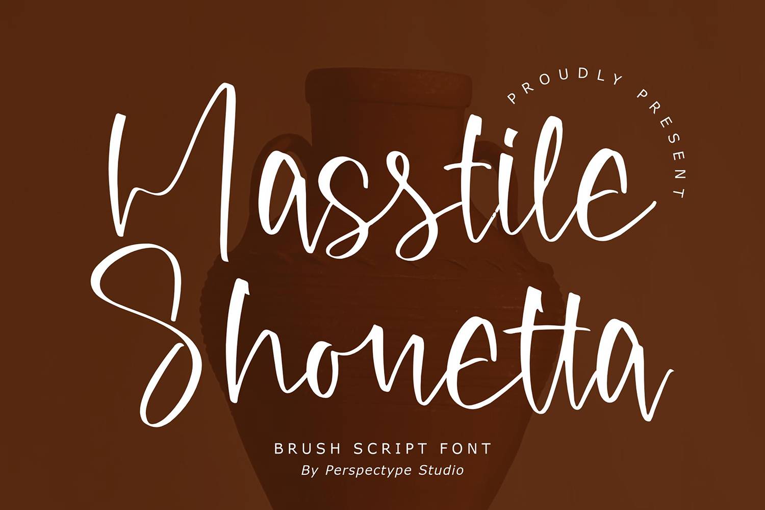 Masstile Shonetta Font sample