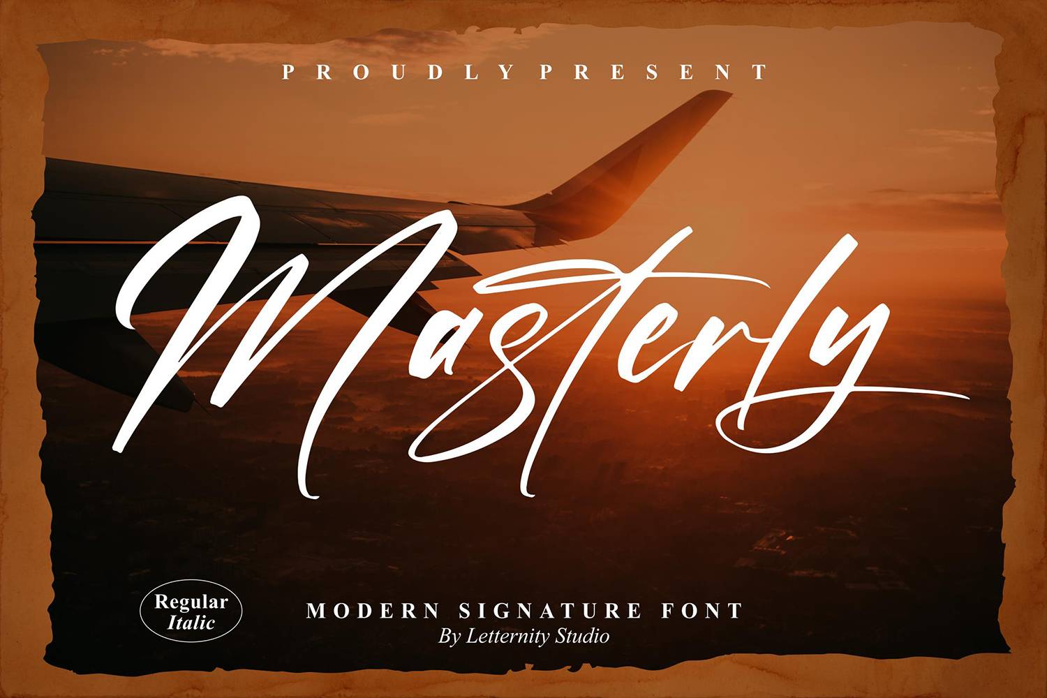 Masterly Font sample