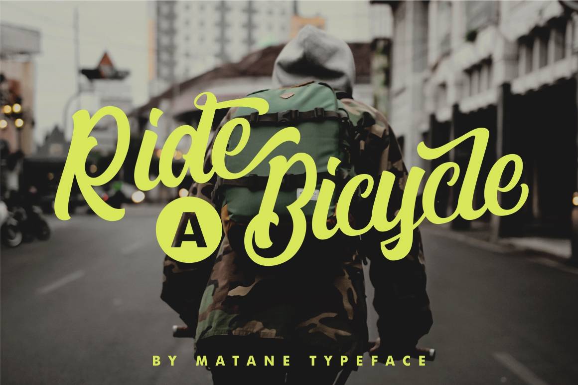 Matane Font sample