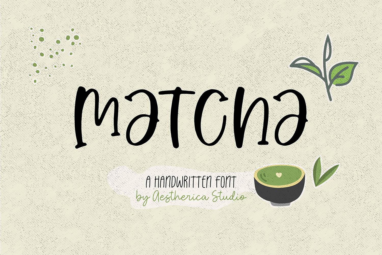 Matcha Font sample