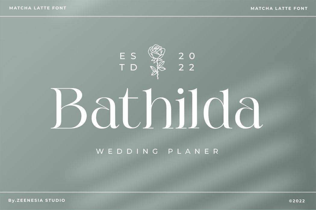 Matcha Latte Font sample