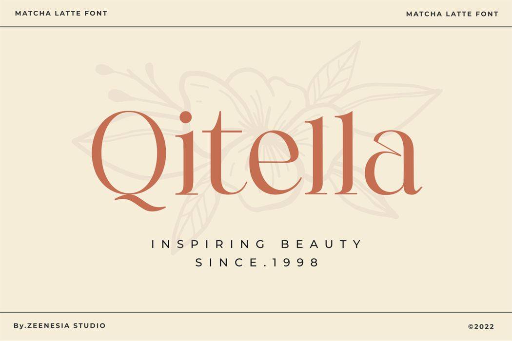 Matcha Latte Font sample