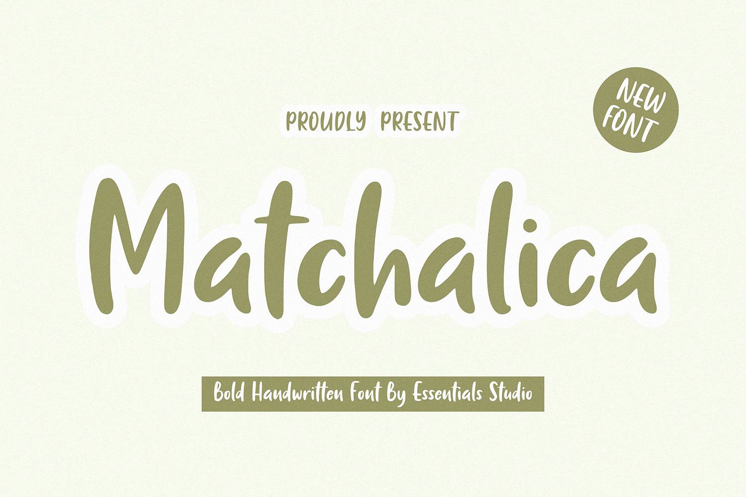 Matchalica Font sample