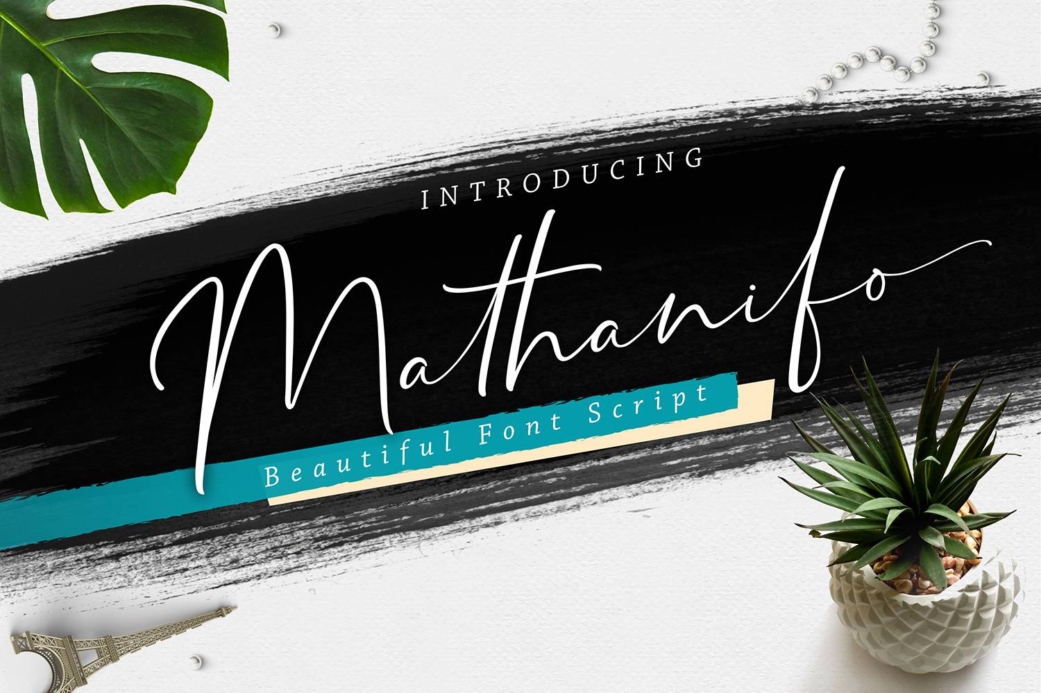 Mathanifo Script Font sample